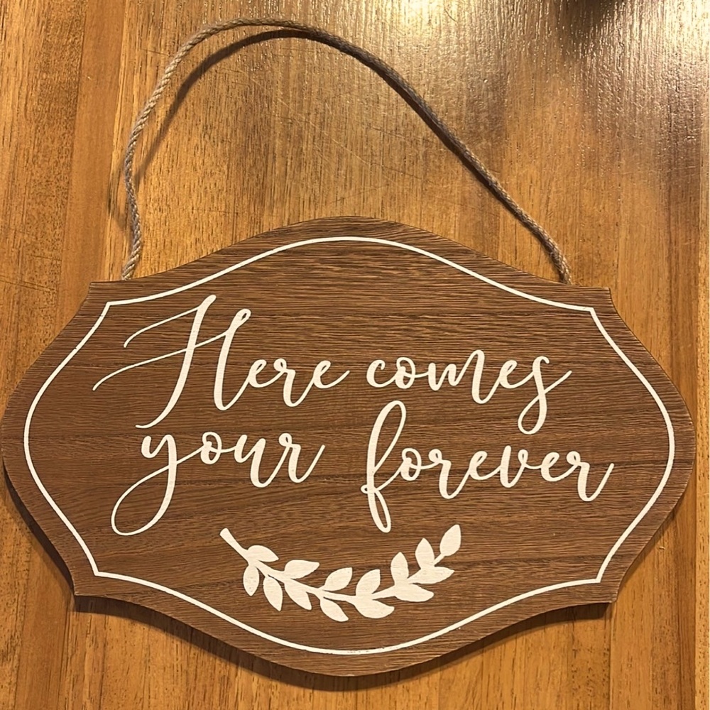 Ring Bearer sign for wedding